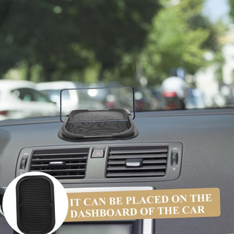 Antislip Reusable Automotive Stabilizer Pad Mat For Phone Dashboard Mounting And Navigation Systems Easy to Clean Design
