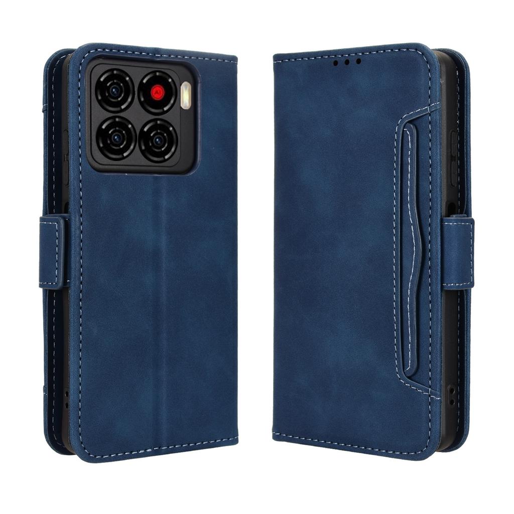 For ZTE Blade A56 Leather Case Phone Wallet Cover with Multiple Card Slots