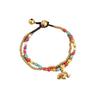 Handwoven Elephant Bracelet Tibetan Exotic Bohemian Double Beaded Bells Vintage Hand Rope Female