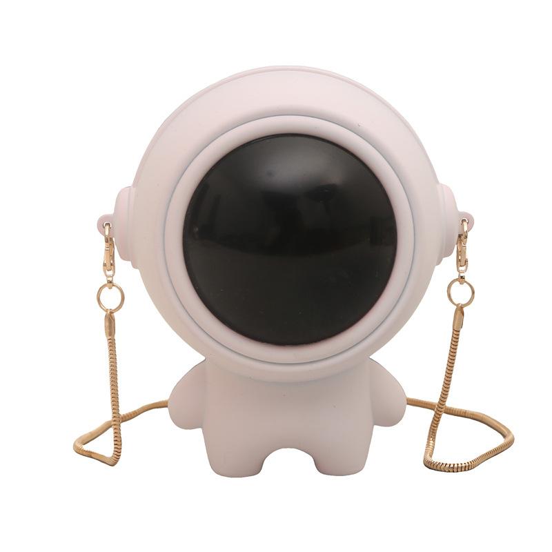 Personality Funny Astronaut Bag 2025 New Fashion Box Bag Women's Versatile Candy Color Messenger Small Round Bag