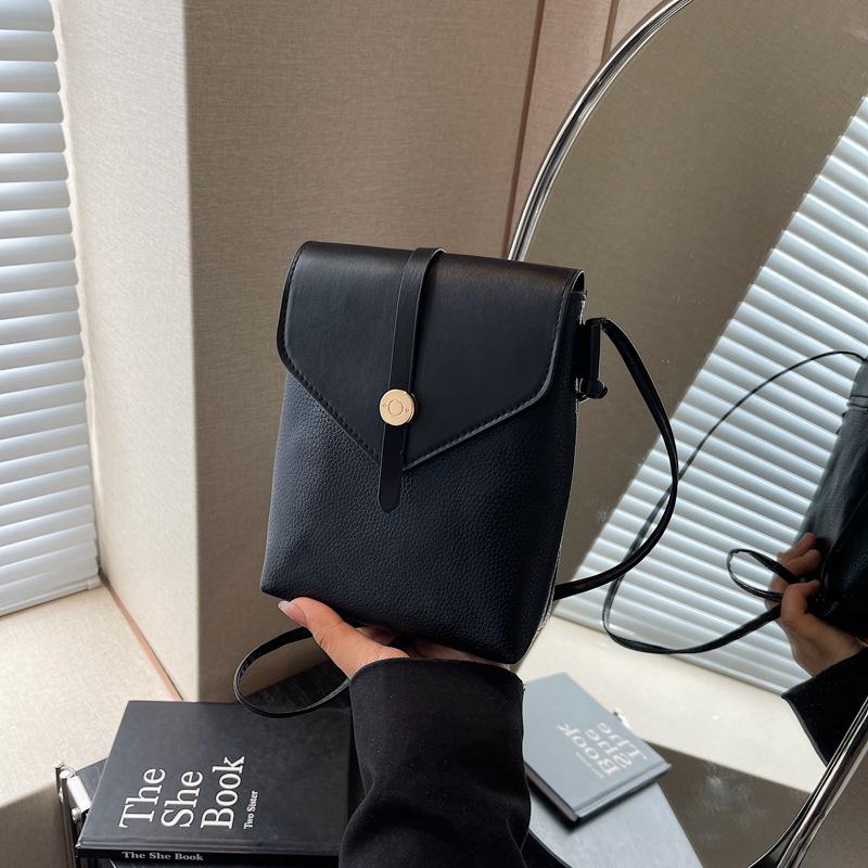 

Mini small bag women s 2025 spring and summer new fashion high-end single shoulder small square bag vertical mobile phone bag messenger bag