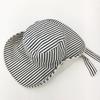 Wide Brim Striped Sun Hat UV Protection Fishmen Hat Fashion Reversible Bucket Hat  Summer