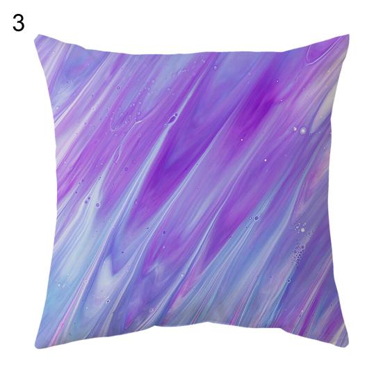 Pillow Cover Soft Texture Dustproof Washable Charming Decorative Marble Printed Pillow Cover for Bedroom