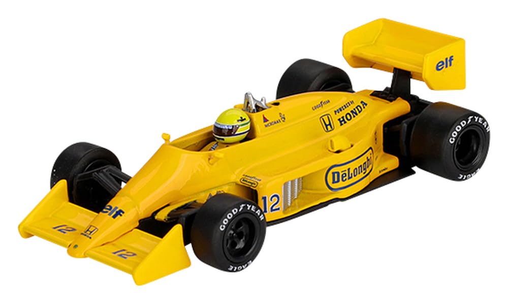 Sunrich MINI GT Lotus 99T Monaco Grand Prix 1987 Winning Car Ayrton Senna Finished Model 1/64 #12 MGT01088-L