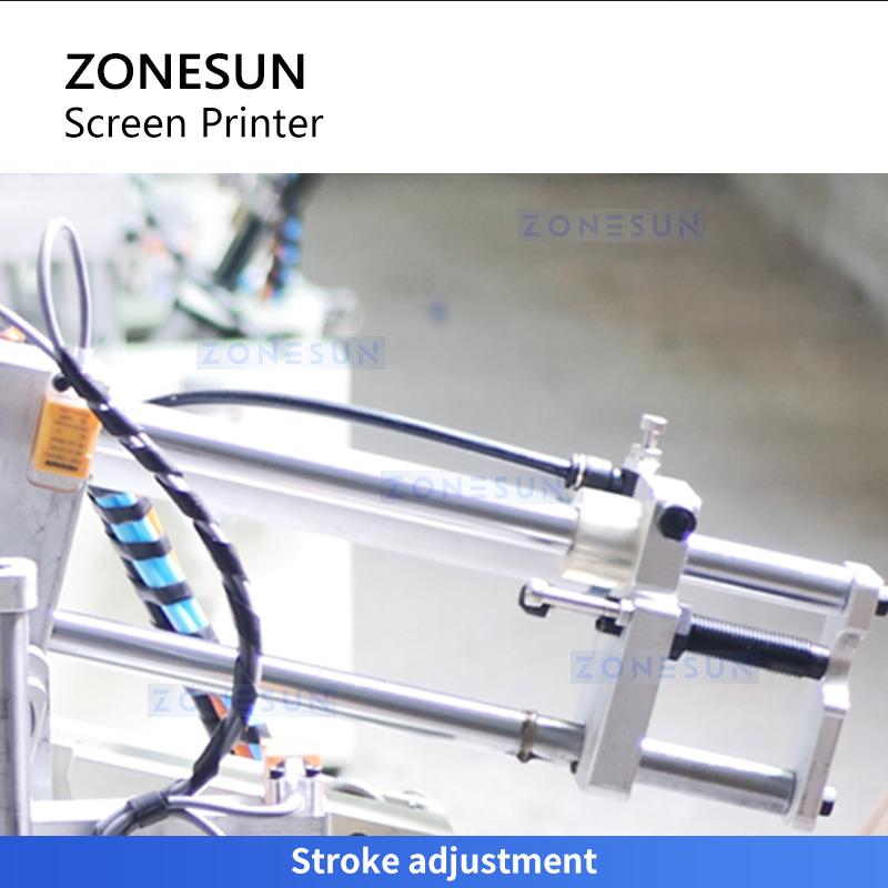 ZONESUN ZS-SY1520 Pneumatischer Siebdrucker Flachdruckmaschine für Kleidung & Kartons