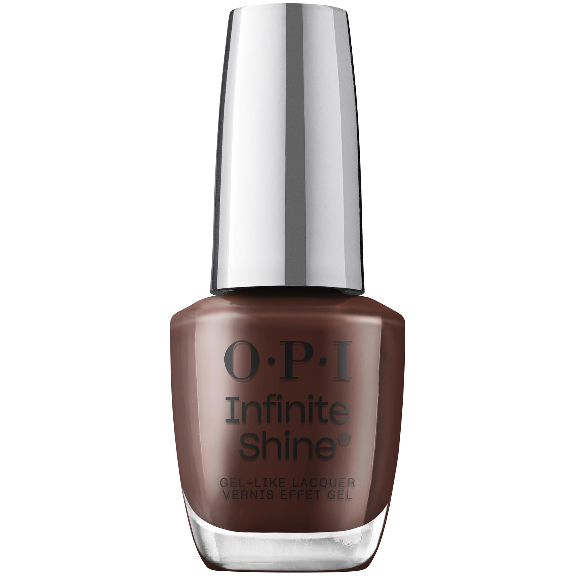OPI Infinite Shine Quick-Drying Nail Polish, Long-Lasting Gel-Like Shine, Brown, 15ml (ISL104) - Perfect as a Gift [Official Japanese Product]
