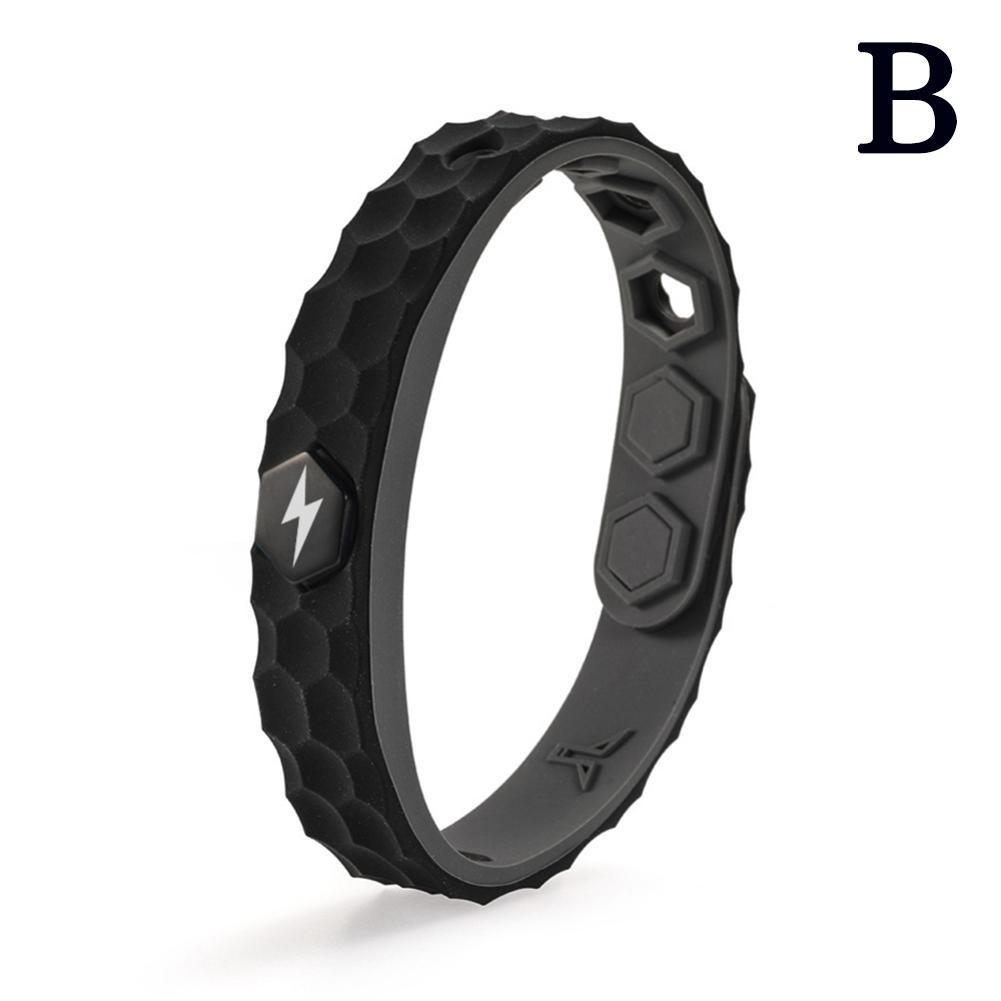 Fashion Silicone Anion Bracelet Men Women Anti-static Ion Sport Wristband Energy Negative Couple Bangle Balance Bracelet