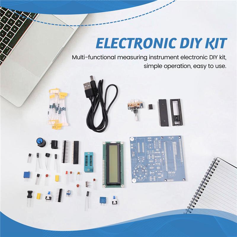 

A96I-DC5V LCD Frequency Meter USB Transistor Tester DIY Kits Digital Inductance And Capacitance Measuring Instrument