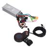 48V 60V Electric Bike Scooter Controller with Round Colorful Thumb Throttle LH100 LCD Panel for