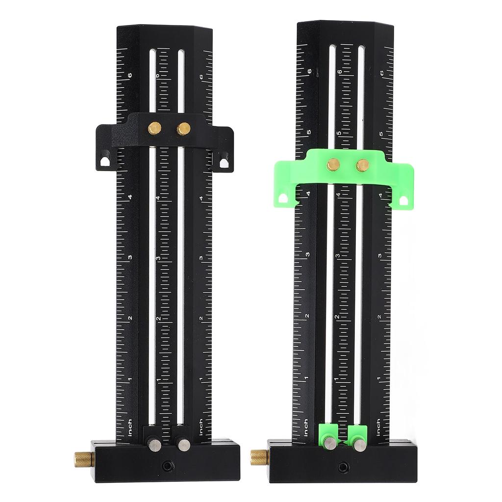 6in Woodworking Scriber with Limit Block Parallel Vertical Marking Easy To Read Double Line Marking