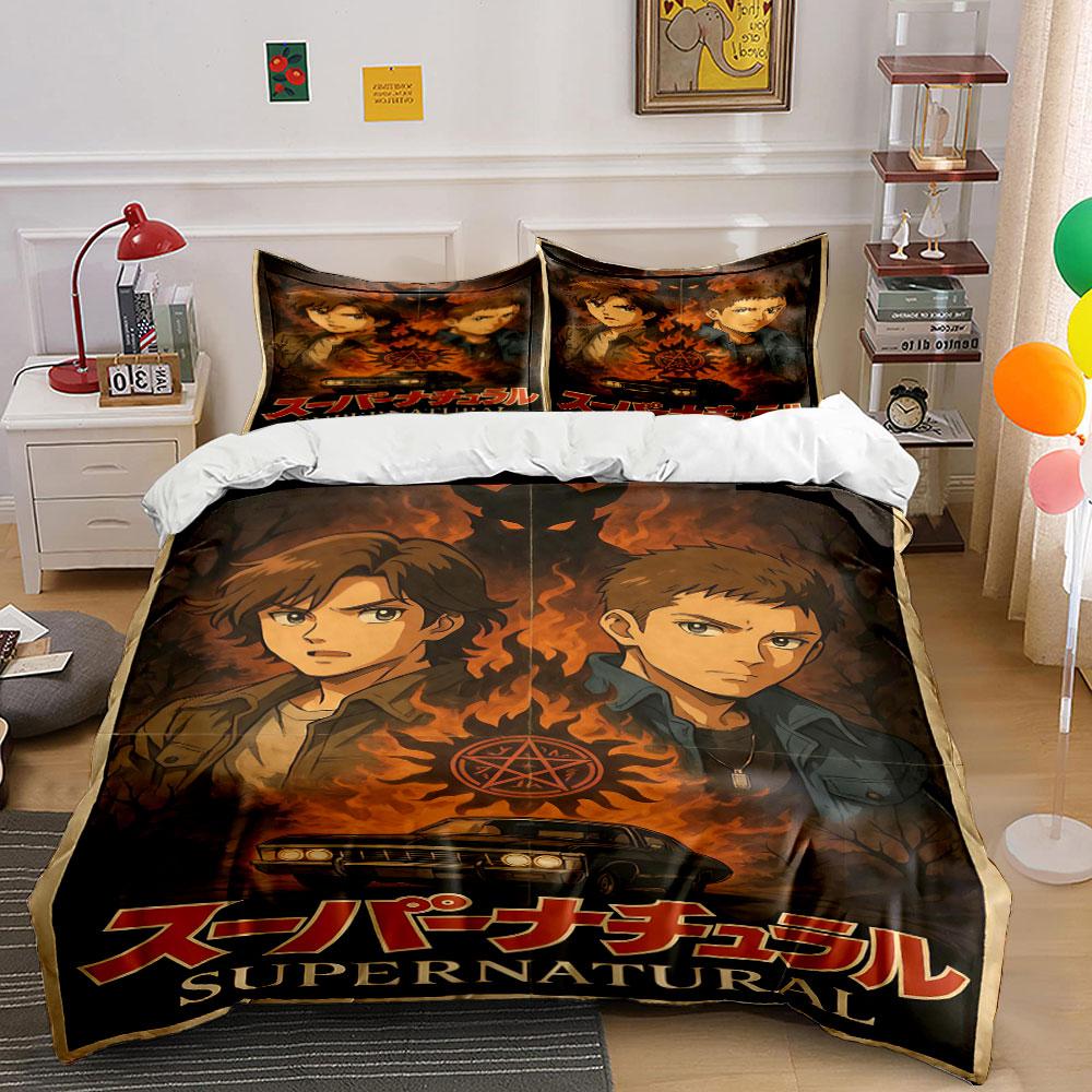 

Fiery symbols and portraits. Bedding sets Duvet cover sets Duvet covers Pillowcases(1 * Duvet Cover 2 * Pillowcases, without duvet insert) 135x200cm
