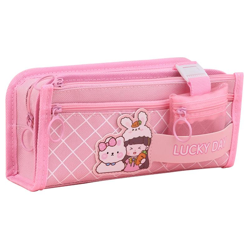 Stylish Multi-Layer Pencil Case for Girls – Cute, Large Capacity for Primary & Secondary Students