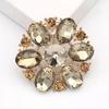 1pcs Luxurious Glass Rhinestone Buttons Fur Coat with Men's and Women's Decor Accessories Hollow Design Metal Sewing Button