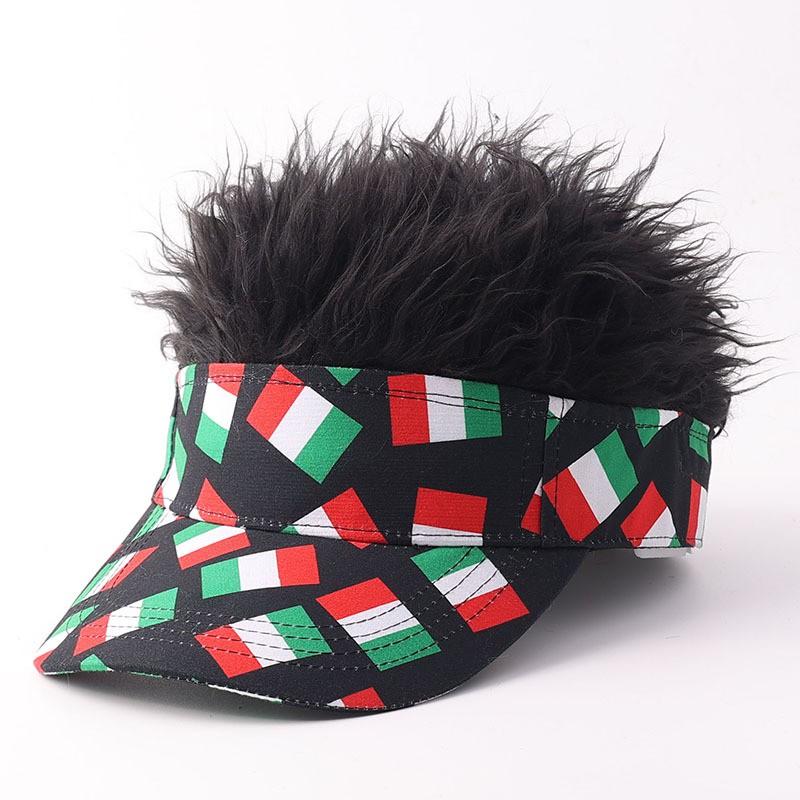 Flag Style Baseball Cap Fashion Star Maple Leaf Sun Hat Adjustable Breathable Streetwear