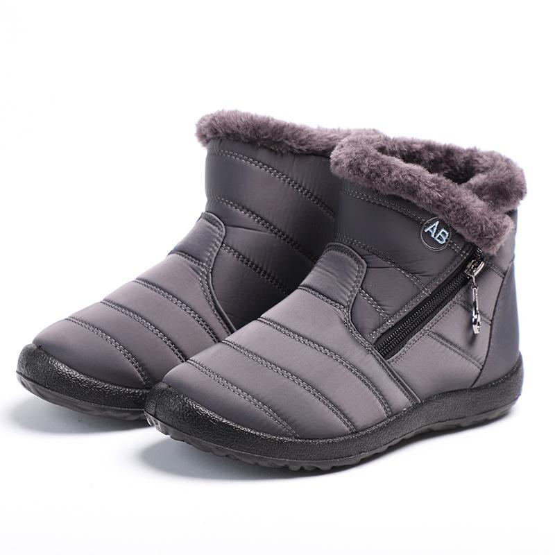 Women's Comfortable Winter Boots with Plush, Soft Soles for Outdoor Warmth, Suitable for All Seasons