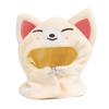 Soft Plush Dog Hooded Cloak For Kids Role Play Costume Accessory Thick PP Cotton Fill Doll Keychain Head Cover