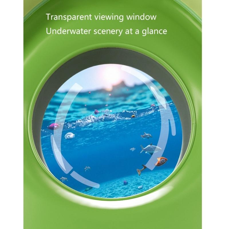 Press Inflatable Children Water Float Board Thick PVC Construction Non Slip Handles For Swimming Safety