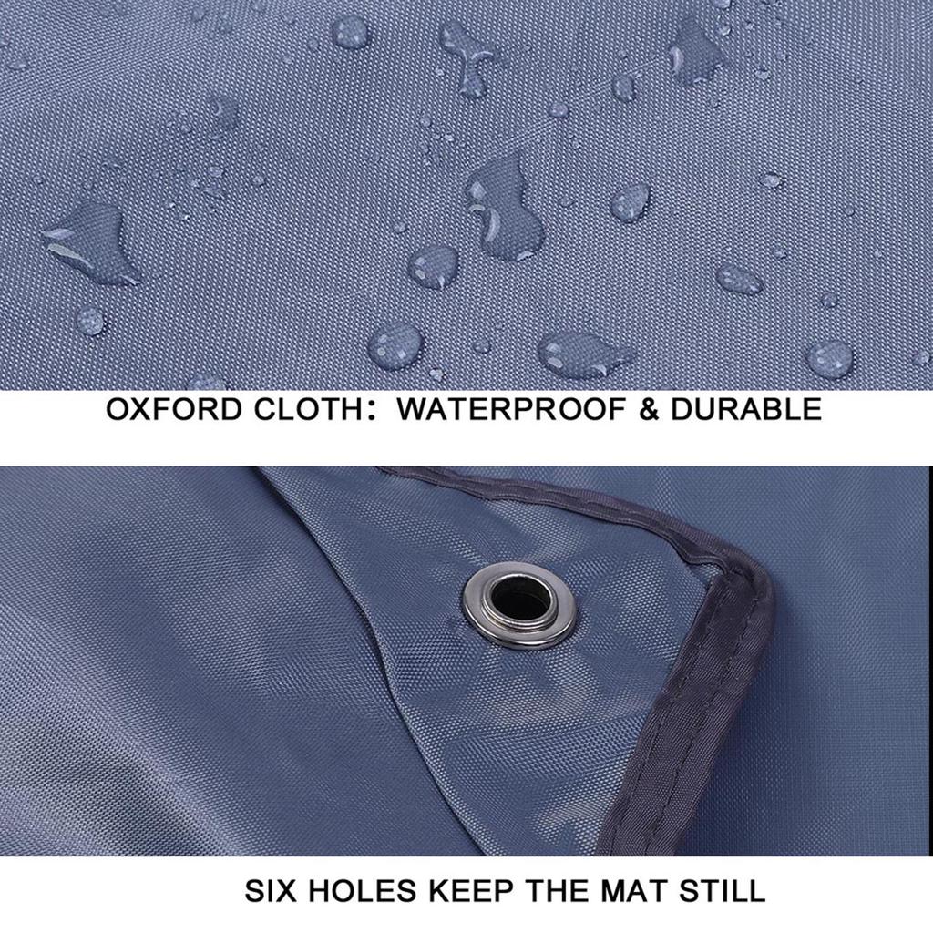 AOTU Outdoor Tragbare Wasserdichte Zeltbodenmatte Schlafmatte für Camping Picknick(grau)