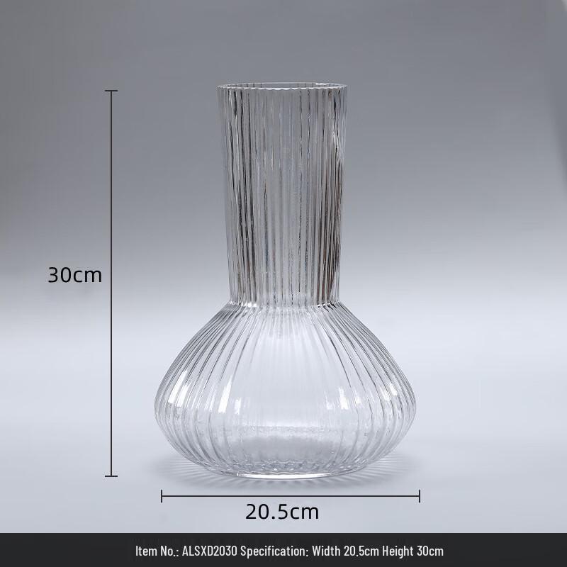 Transparent Glass Vase