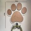 Wooden Dog Paw Wall Hook Cute Key Holder for Wall Decorative Home Farmhouse Towel & Clothes Hanger for Bedroom Bathroom Decor
