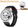 Bracelet 18mm pour Huawei GT6 5 41mm Sport Respirant Pression-Libération Rapide Hommes Femmes Bracelet Poignet en Fluororubber pour Huawei GT5 4 41mm