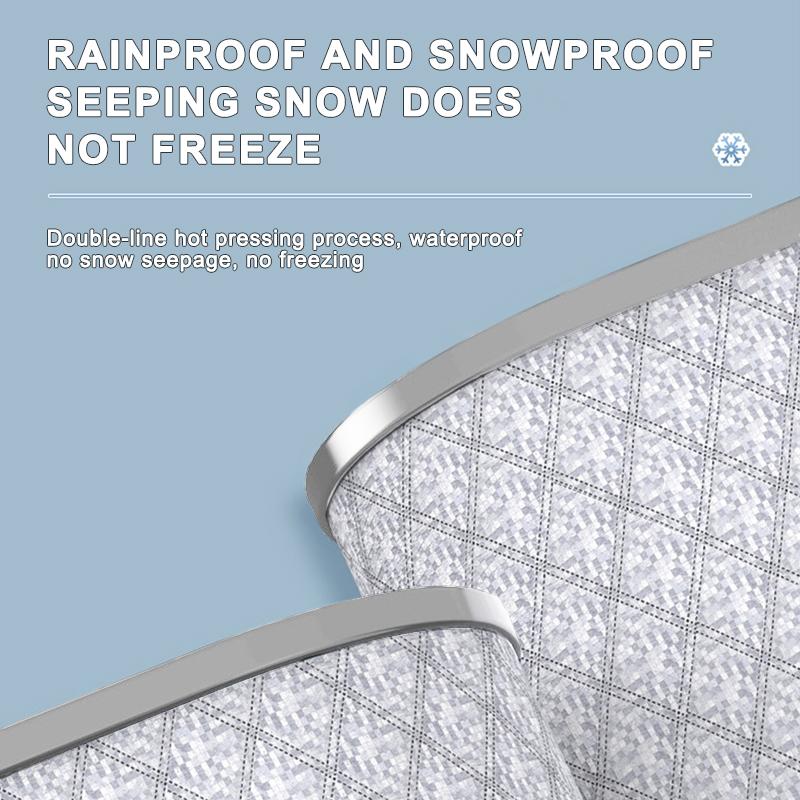 SEAMETAL Thicken Car Snow Cover Extra Large Car Windshield Protector Snow Cover Anti-freeze Sun Shade