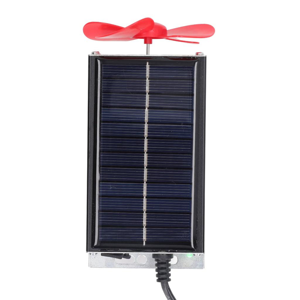 Electric Vehicle Range Booster Battery Car Solar Wind Power Extender Generator with Fans 12‑125V