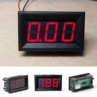 Voltmètre Portable DC 0-30V, panneau d'affichage LED, moteur de voiture, voltmètre numérique