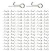 100pcs Stainless Assist Rig Hook Connecting Pin Soft Fishing Lures Baits Stingers Needle Fishing Tackle Accessories