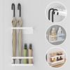 Suporte Magnético para Guarda-chuvas com Guarda-chuva Fino e Compacto para Ganchos de Armazenamento, Porta/Rack Cozinha/Entrada (Branco, Grande)