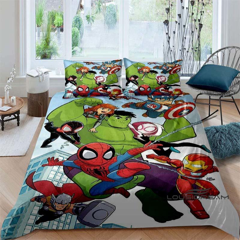 Das dreiteilige Hulk-Bettwäscheset ist ein elegantes Bettwäscheset für Erwachsene und Kinder, geeignet für Doppel- und Einzelbetten.