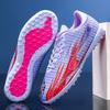 Mens Womens High-Cut Soccer Cleats Training Match On Grass Fields Rubber Sole Anti-Slip Football Shoes