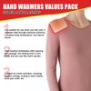 20 Stück Handwärmer Selbstheizend Tragbar Schnellwärmend Wärme-Pflaster für Taille Bauch Körperwärme-Aufkleber
