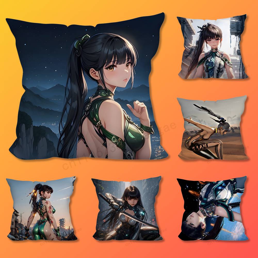 Game S-Stellar B-Blade Pillow Case Living Room Sofa Cushion Cover Suitable For Home Bedroom Decoration And Protector