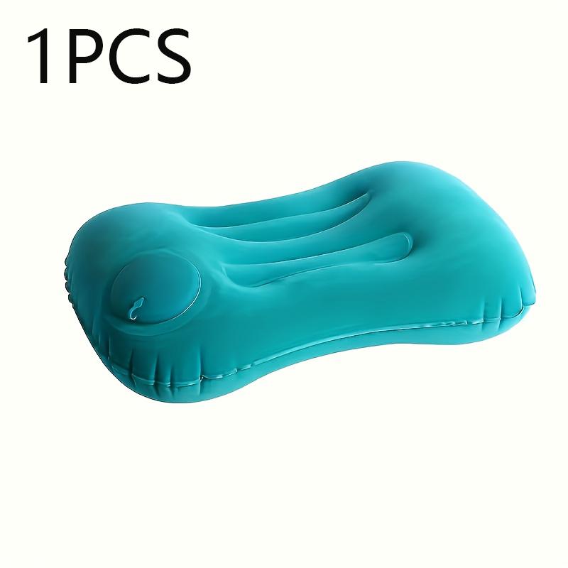 2/1Pcs Portable Inflatable Pillow Foldable Napping Neck Protection Office Travel Pillow Home Neck & Waist Support Air Pillow