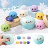 Stress Toy Snowball Bun Shaped Ball for Desk, Random