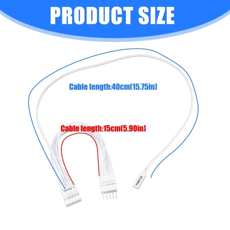 Motherboards Power Switches Extension Cable For Remote Power On Cards For Intelligent Startup Function On 9Pin Header