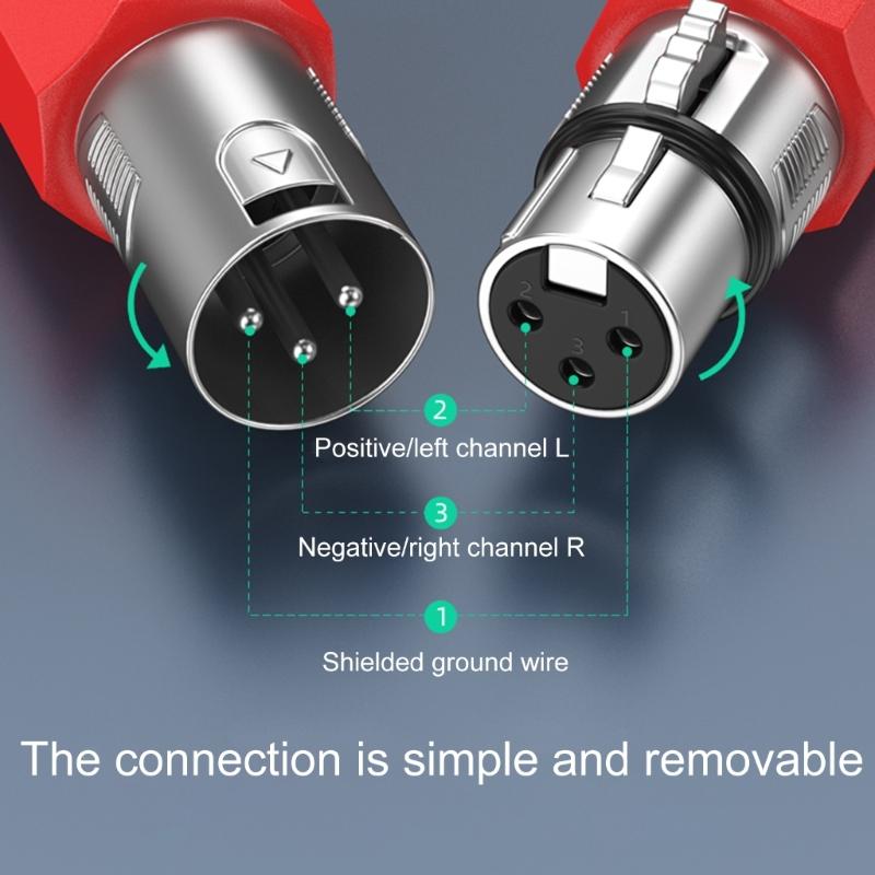 3Pin Cable Connector 3Pin Male And Female Plug For Sound Systems Highly 3Pin Adapter