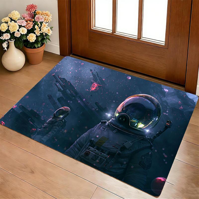Space Exploration Living Room Nonslip Area Rug Soft Carpet For Bedroom Game Playroom Sofa Office Home Decor Doormat Christmas Gift C929848
