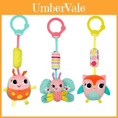Adorable Animal Handbells Musical Developmental Toy For Kids Soft Plush Rattle