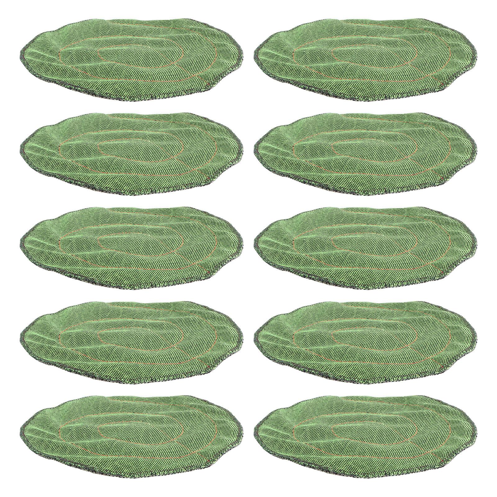 10 шт. Многослойный тканевый коврик Многоразовый коврик для голубятни Удобный аксессуар для голубятника Дышащая защитная подушка для ухода за яйцами 20X20CM