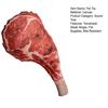 Tomahawk Steak Dog Chew Toy Bite Resistant Squeaky Stuffed Steak Universal Puppy Cat Teething Cleaning Interactive Toy Pet Supplies