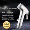 All-in-One Quick-Open Spray Gun Set for Bathroom Cleaning and Bidet, ABS Electroplated Finish