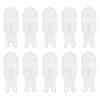 10Pcs G9 Bulbs 3W 5LED Bi Pin Light Source for Chandelier Ceiling Light Warm White 110V