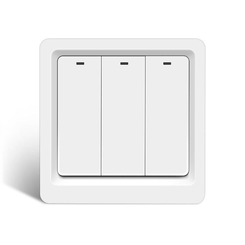 Meross Smart Light Switch WiFi Wall Switch Push Button 1/2  Way Switch Work with HomeKit Alexa Assistant SmartThings
