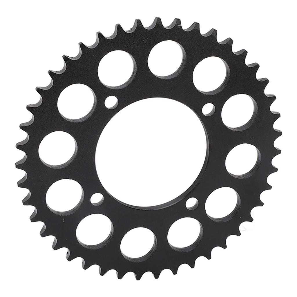 428 43T Motorcycle Chain Rear Sprocket Steel Wear Resistant Anti Corrosion Rear Drive Sprocket for DIY Kart
