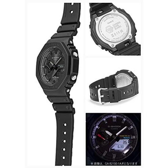 Casio G-Shock wristwatch Bluetooth solar features model GA-B2100-1A1JF black men.