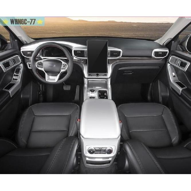 4X Silver ABS Inner Door Panel Trim Cover Strip For Ford Explorer - New