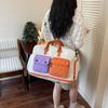 Modische Dopamin-Reisetasche Leichte Handtasche mit großem Fassungsvermögen Kann befestigt werden, Rollkoffer Boarding Bag, Ausländischer Stil Fitness Tasche