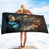 Blue Butterfly Beach Towels Oversized Soft Beach Blanket Absorbent Quick Dry Bath Towels Pool Towels Travel Beach Towel for Kids